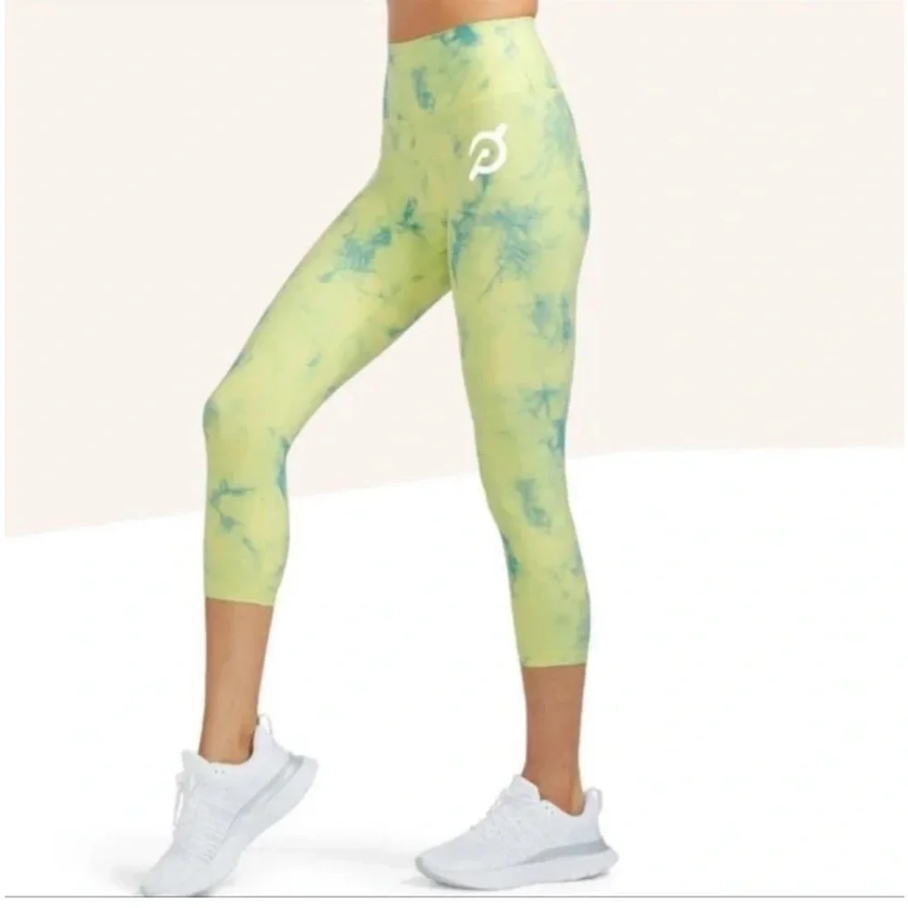 PELOTON Cadent Capri Leggings Tie Dye Cycling Workout Gym Training Running Small